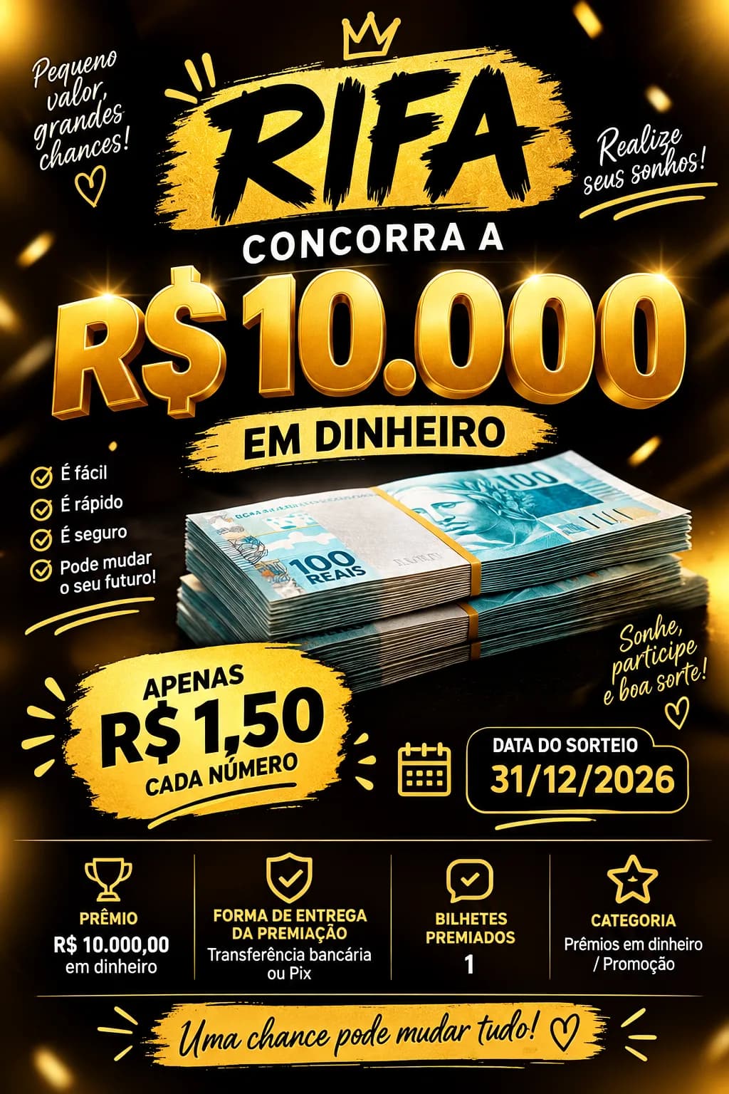 R$ 10 mil no Pix